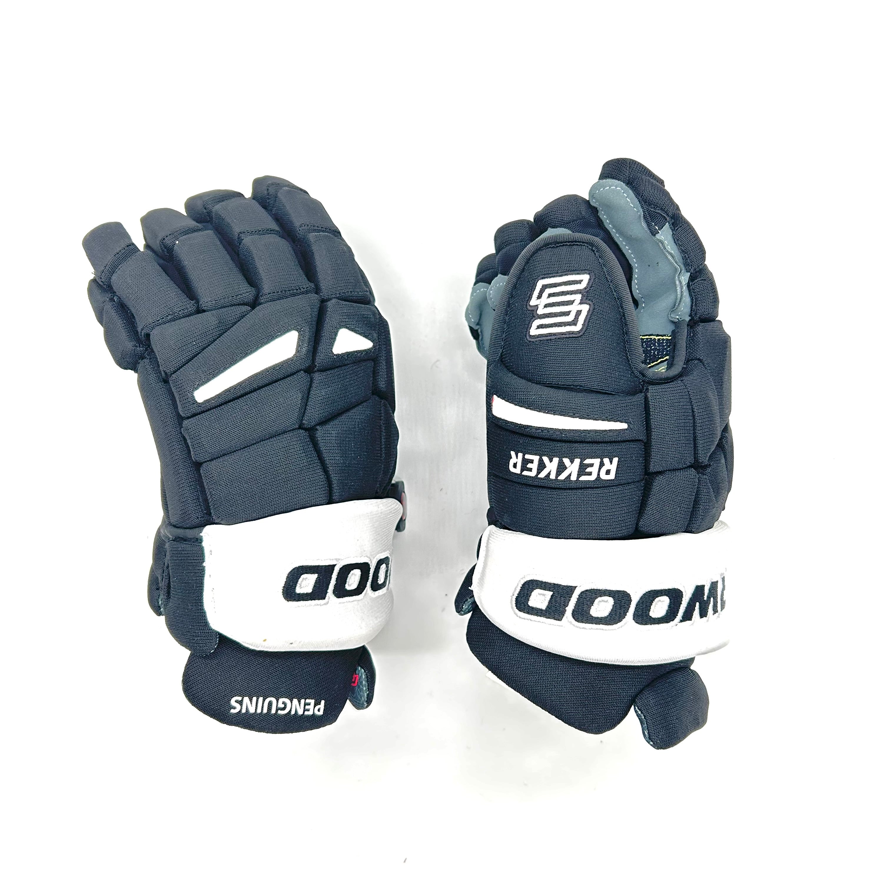 Gant Sherwood Rekker Legend Pro - NHL Pro Stock - Penguins de Pittsburgh (noir/blanc) *Superposition de paume*